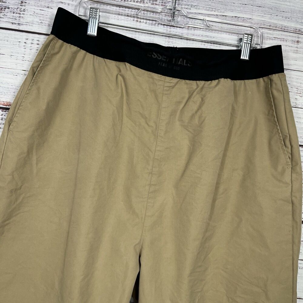Fear Of God Essentials Pant Men’s XL Pull On Khaki Tan Pockets Streetwear